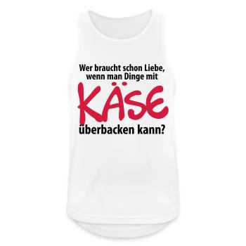 Liebe Käse backen Grill Ofen Herd Küche Toast Amor - Männer Tank Top atmungsaktiv - Weiß - Vorne - Nick (188cm)