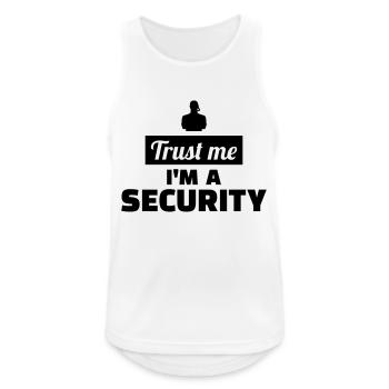 Security - Men's Breathable Tank Top - white - Front - Nick (188cm)
