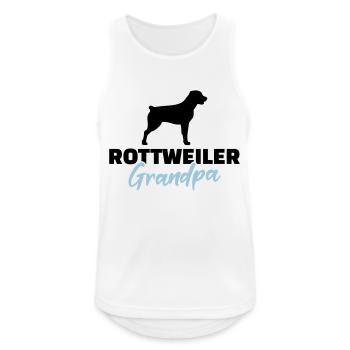 Rottweiler - Débardeur respirant Homme - blanc - Devant - Nick (188cm)