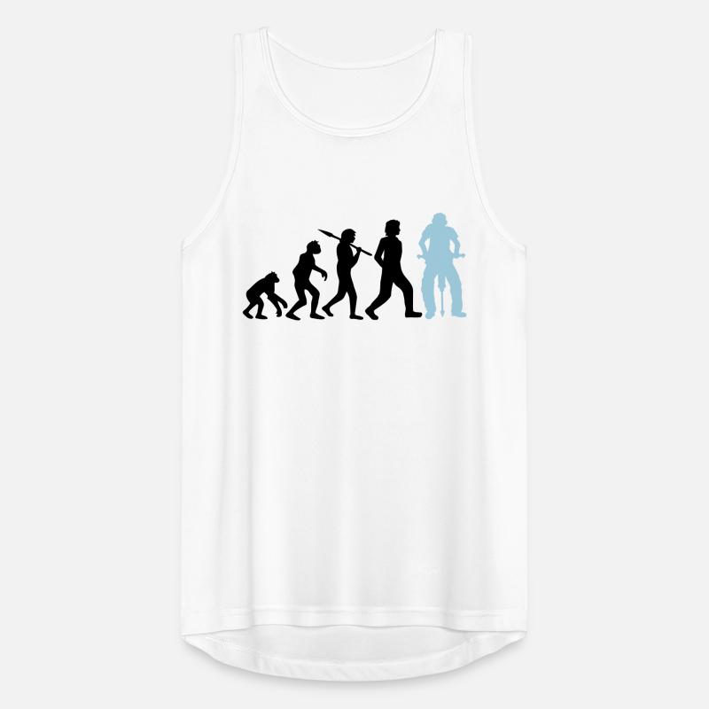 Logo Evolution Presslufthammer Männer Tank Top atmungsaktiv
