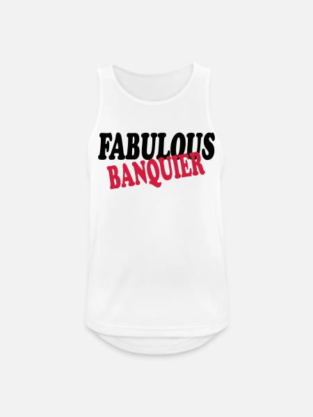 Fabulous BANQUIER - Débardeur respirant Homme - blanc