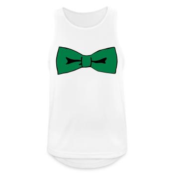 Bow Tie - Men's Breathable Tank Top - white - Front - Nick (188cm)