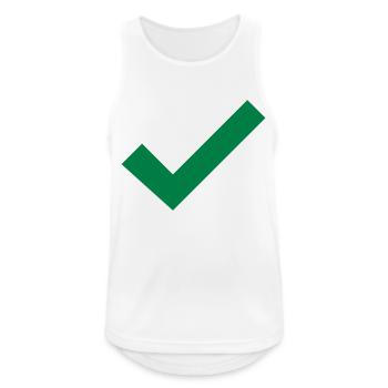 Hook right gift idea true - Men's Breathable Tank Top - white - Front - Nick (188cm)