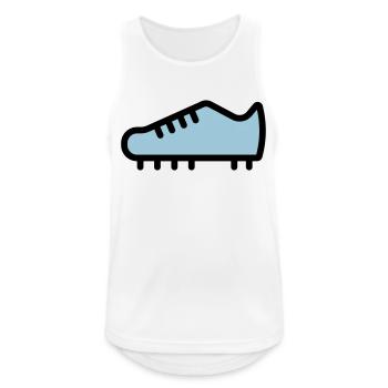 chaussure de football - Débardeur respirant Homme - blanc - Devant - Nick (188cm)