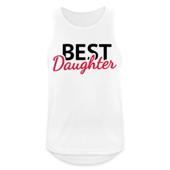 Best Daughter - Men's Breathable Tank Top - white - Front - Nick (188cm)