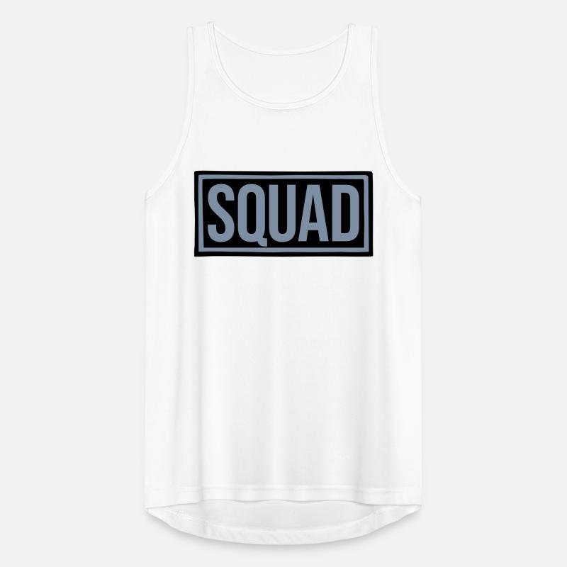 Text Squad Leader Schild Männer Tank Top atmungsaktiv