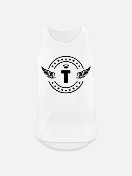wappen t - Männer Tank Top atmungsaktiv - Weiß