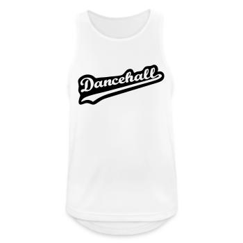 Dancehall - Männer Tank Top atmungsaktiv - Weiß - Vorne - Nick (188cm)