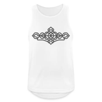 Ornament - Männer Tank Top atmungsaktiv - Weiß - Vorne - Nick (188cm)