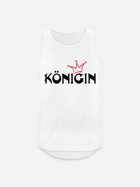 QUEEN - Men's Breathable Tank Top - white