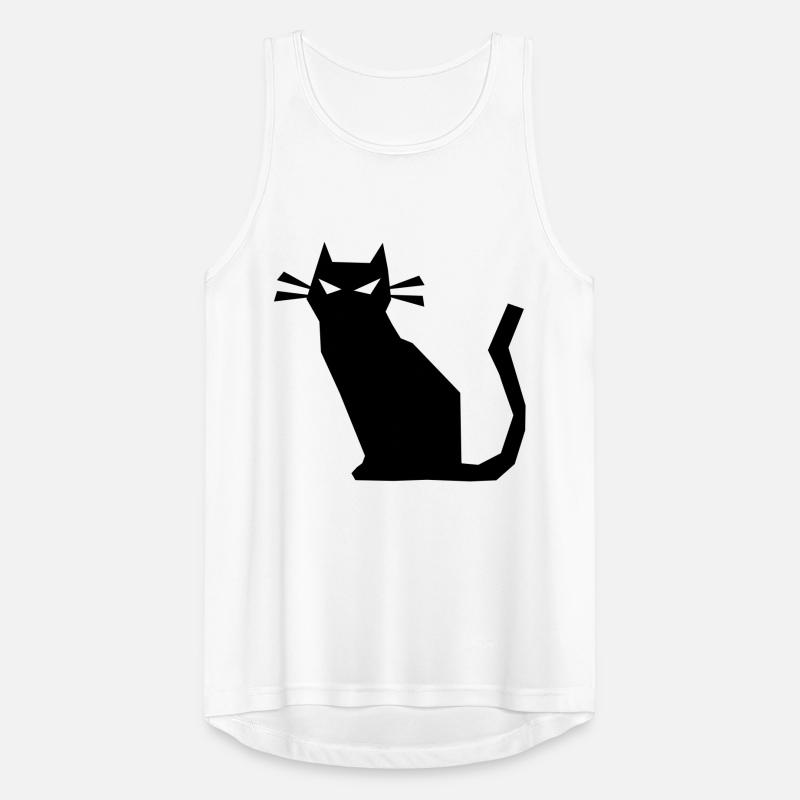 sharp cat evil Men's Breathable Tank Top