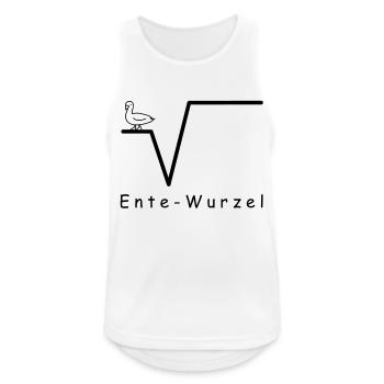 Duck-root - Men's Breathable Tank Top - white - Front - Nick (188cm)
