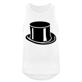 Chapeau - Débardeur respirant Homme - blanc - Devant - Nick (188cm)