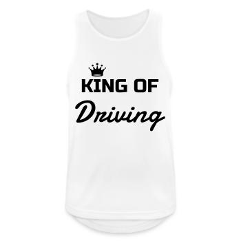 Fahrer Fahren Sport Auto Spieler - Männer Tank Top atmungsaktiv - Weiß - Vorne - Nick (188cm)