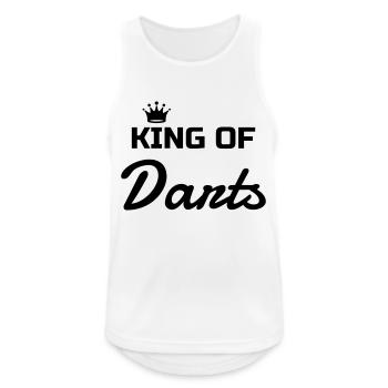 Darts Fléchettes Sport Sportif Athlète - Débardeur respirant Homme - blanc - Devant - Nick (188cm)