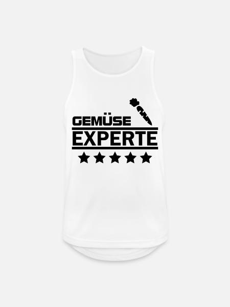 gemüse experte - Männer Tank Top atmungsaktiv - Weiß