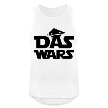 abi das wars - Männer Tank Top atmungsaktiv - Weiß - Vorne - Nick (188cm)