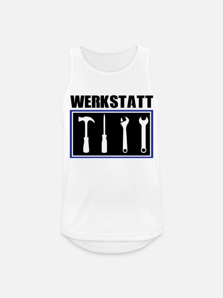 werkzeug werkstatt - Männer Tank Top atmungsaktiv - Weiß