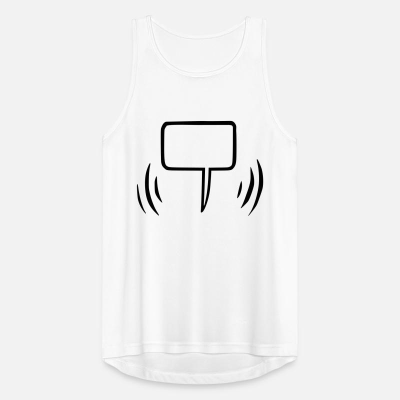 Speech bubble empty Men's Breathable Tank Top