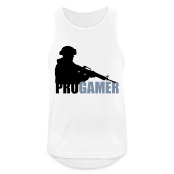progamer_s2 - Débardeur respirant Homme - blanc - Devant - Nick (188cm)