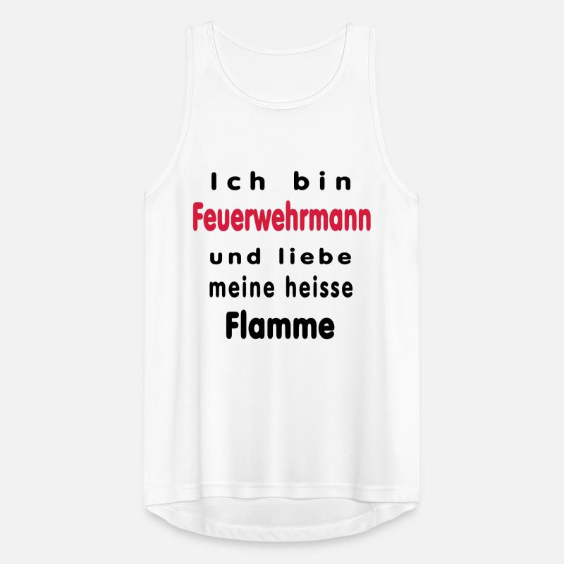 Ich bin Feuerwehrmann... Männer Tank Top atmungsaktiv
