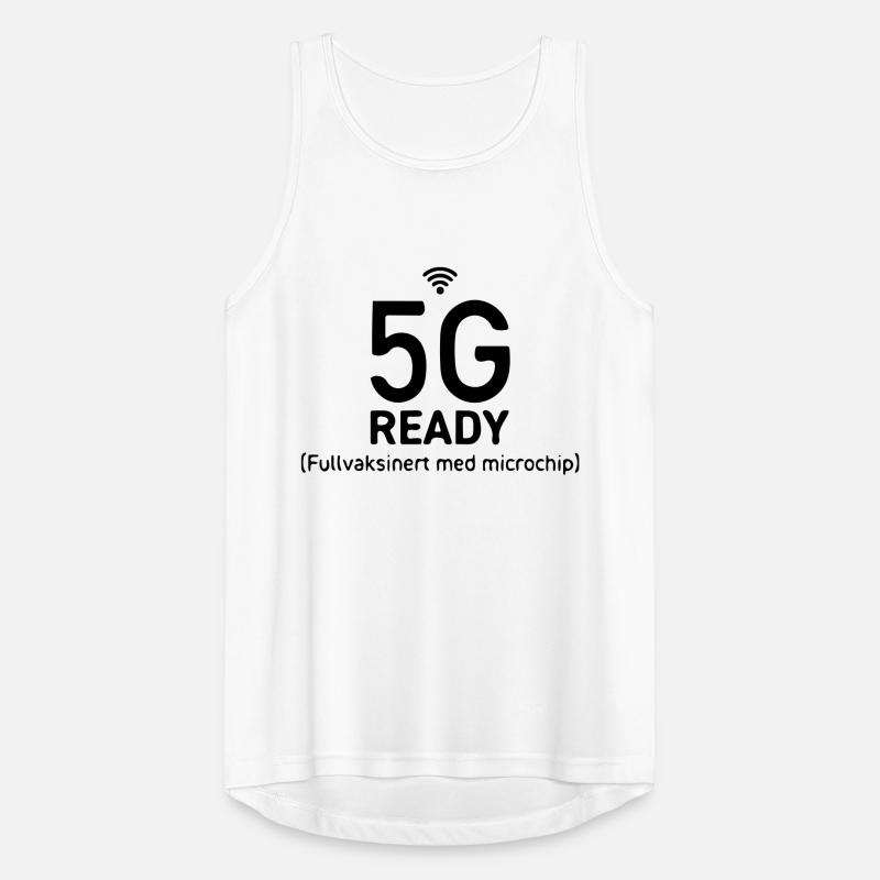 5G ready fully vaccinated with microchip Men's Breathable Tank Top