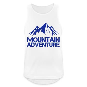 Aventure en montagne - Débardeur respirant Homme - blanc - Devant - Nick (188cm)