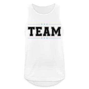 Team 02 - Men's Breathable Tank Top - white - Front - Nick (188cm)