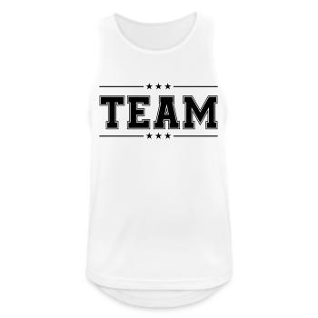Team 01 - Men's Breathable Tank Top - white - Front - Nick (188cm)