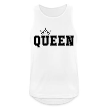 queen - Men's Breathable Tank Top - white - Front - Nick (188cm)