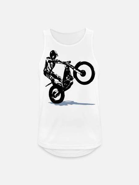 Trial - Männer Tank Top atmungsaktiv - Weiß