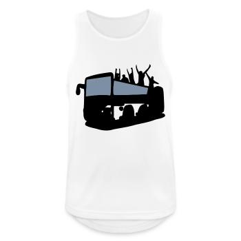 Tour Bus & tourist - Men's Breathable Tank Top - white - Front - Nick (188cm)