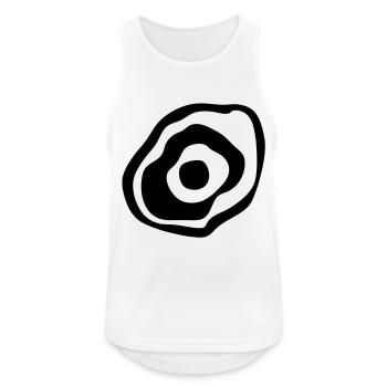 target target ziel objetivo16 obiettivo1 - Men's Breathable Tank Top - white - Front - Nick (188cm)
