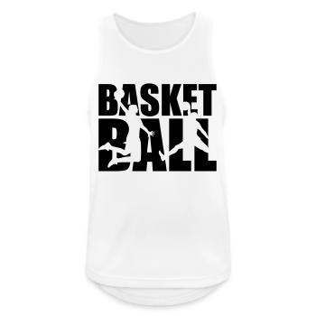 Basketball - Débardeur respirant Homme - blanc - Devant - Nick (188cm)