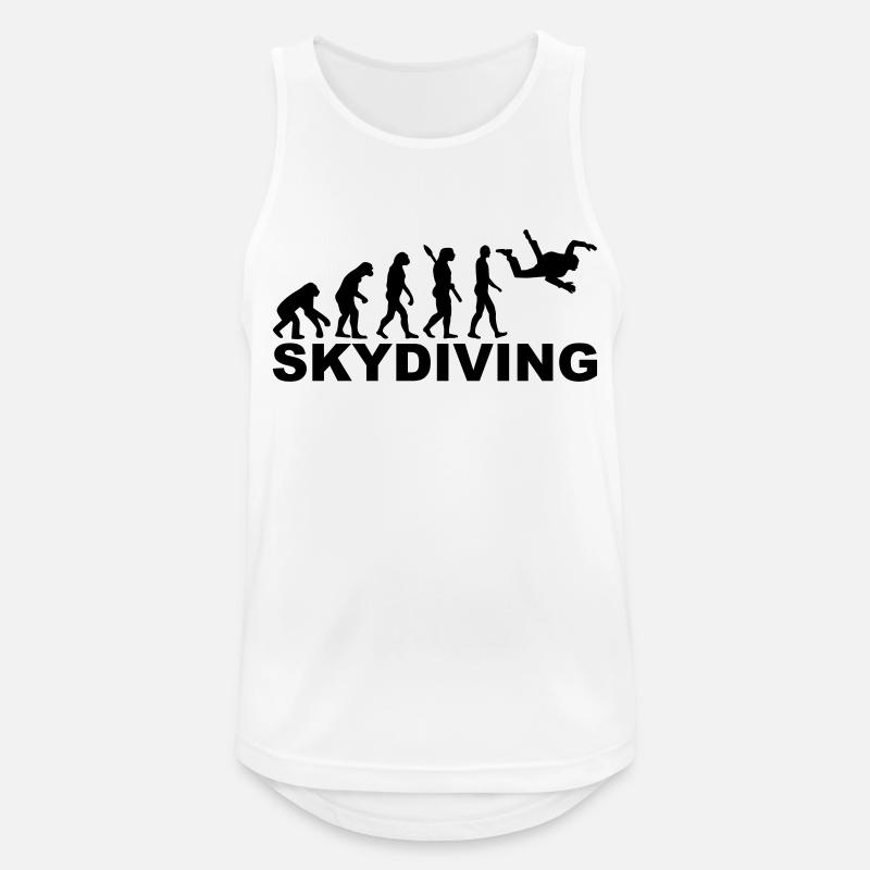Evolution skydiving - Men's Breathable Tank Top - white