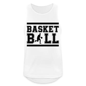 basket-ball - Débardeur respirant Homme - blanc - Devant - Nick (188cm)
