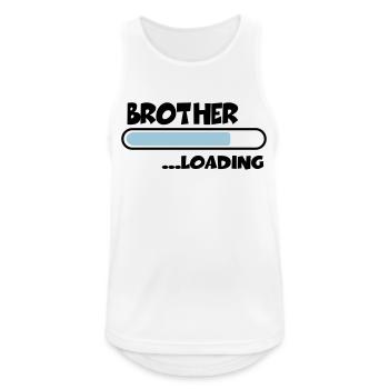 Brother loading - Débardeur respirant Homme - blanc - Devant - Nick (188cm)