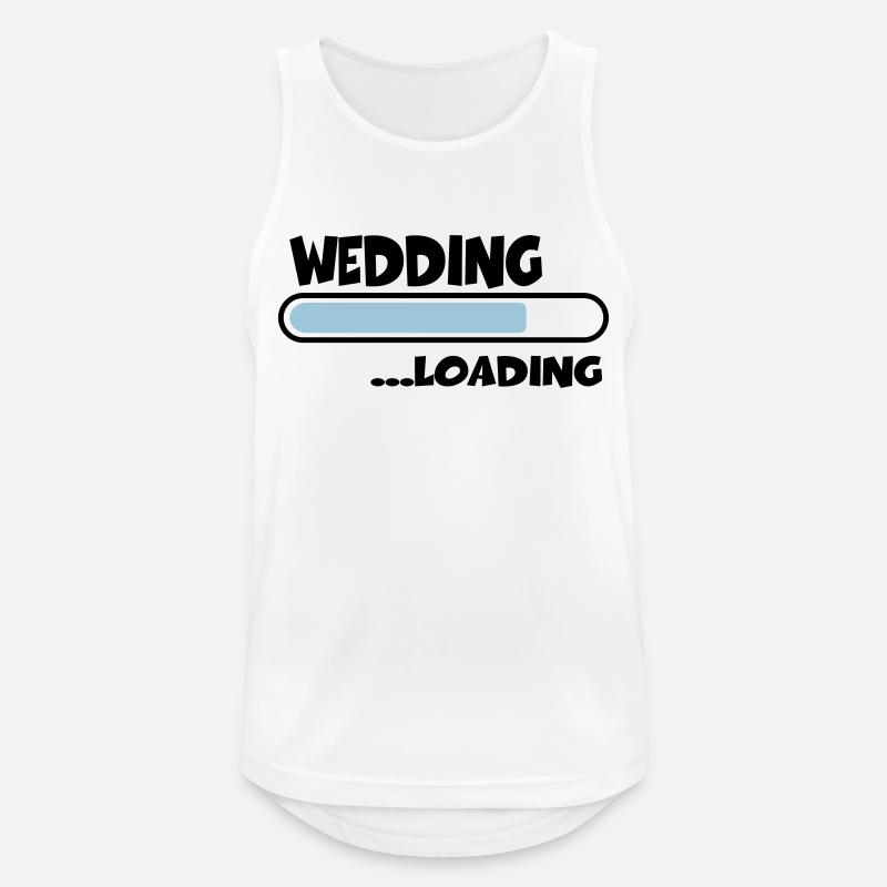 Wedding loading - Men's Breathable Tank Top - white