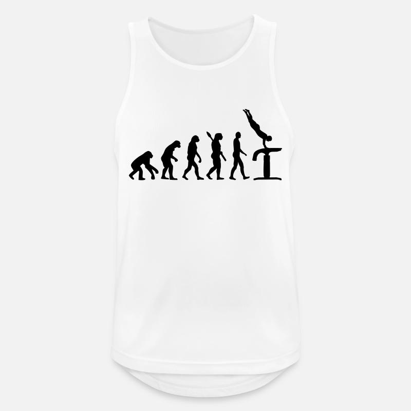 Evolution Gymnastics - Men's Breathable Tank Top - white