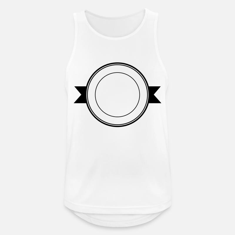 Badge Abzeichen Divisa - Form - Customize it ! - Men's Breathable Tank Top - white