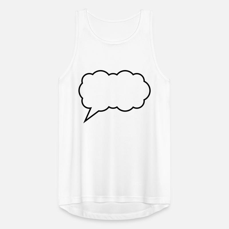 cloud bubble Men's Breathable Tank Top