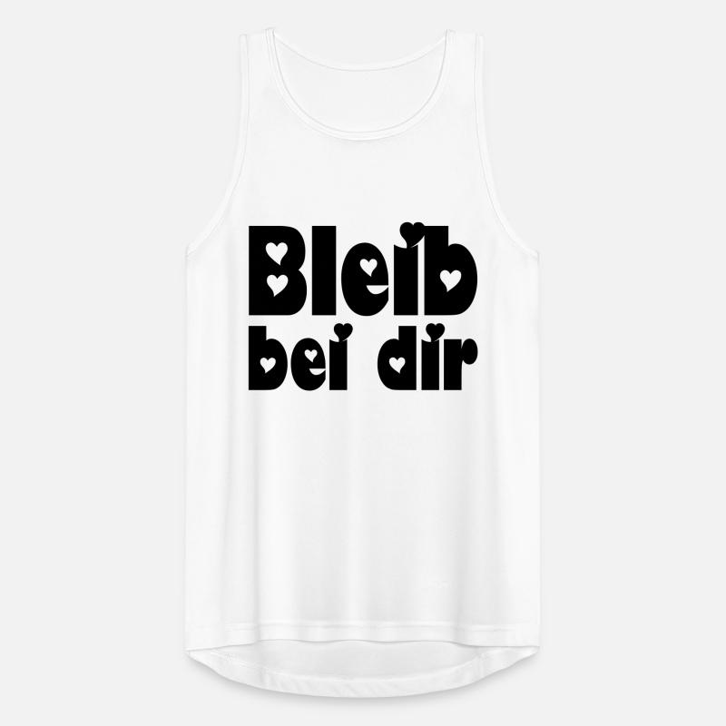 bleib bei dir Männer Tank Top atmungsaktiv