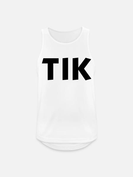 Wortsalat - TAKTIK - für 2 Personen - TIK - Herre tanktop åndbar - hvid