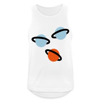 Lolli - Männer Tank Top atmungsaktiv - Weiß - Vorne - Nick (188cm)