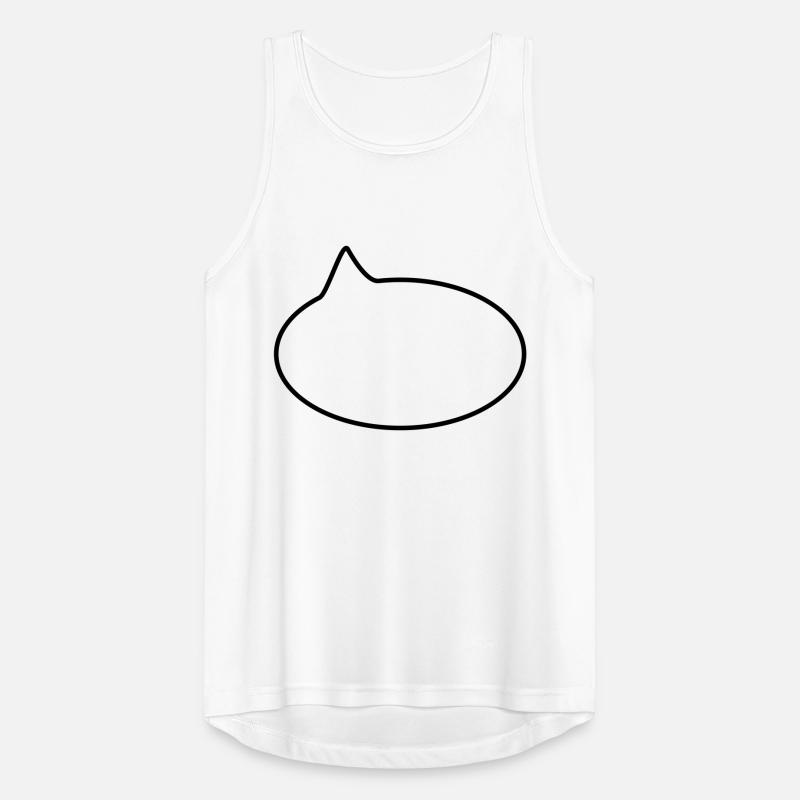 Sprechblase // Comic // Spruch machen // Aussage Männer Tank Top atmungsaktiv