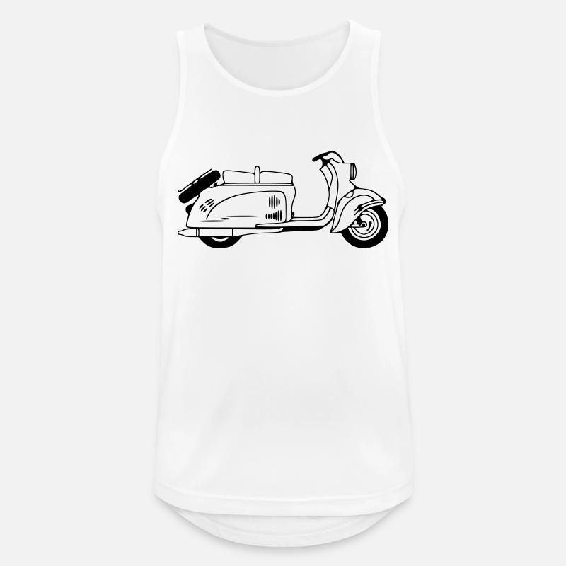 IWL Berliner Roller SR59 - Männer Tank Top atmungsaktiv - Weiß