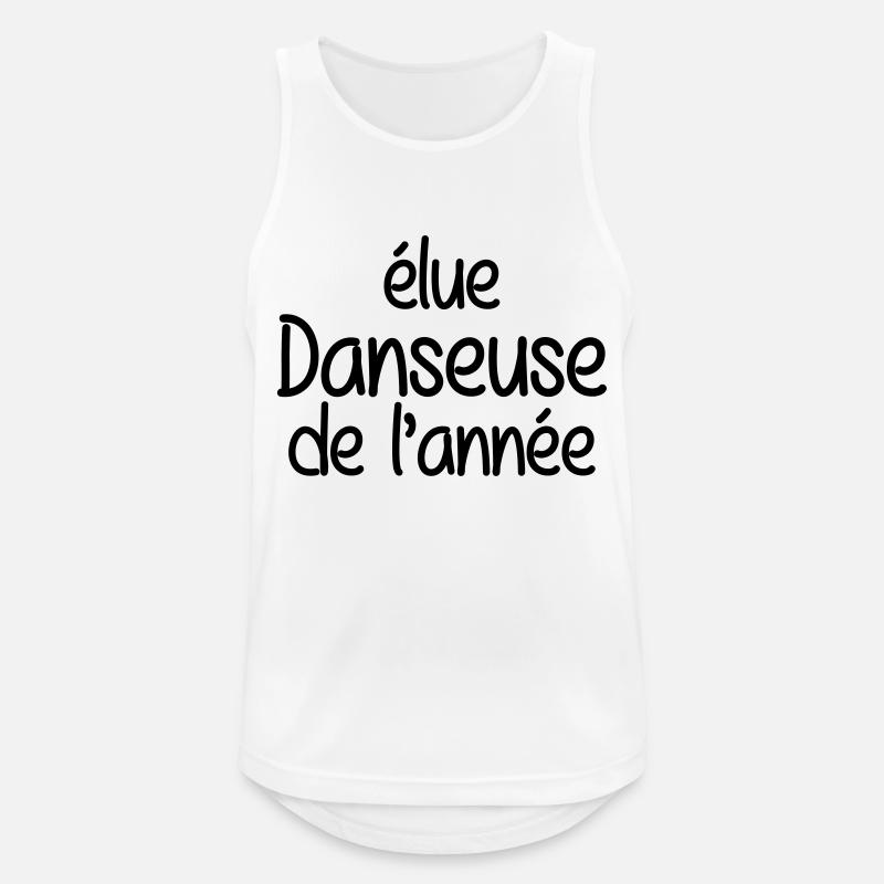 Danse / Danseur / Danseuse / Musique / Danser - Men's Breathable Tank Top - white