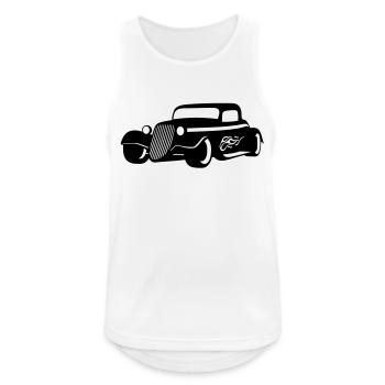 Hot Rod - Débardeur respirant Homme - blanc - Devant - Nick (188cm)