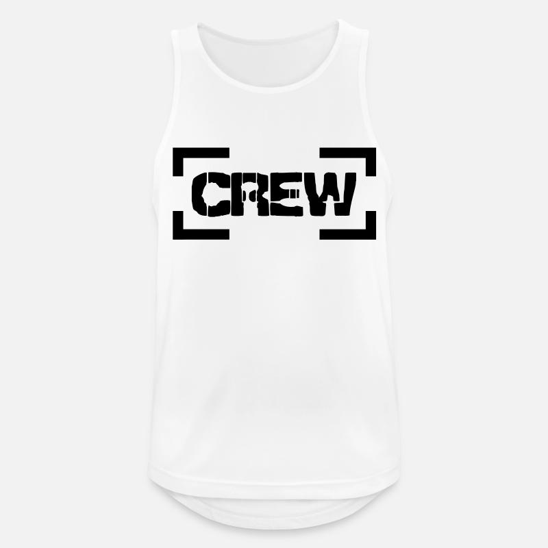 crew - Men's Breathable Tank Top - white