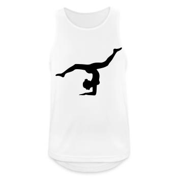 gymnastik sport turnen ballette maedchen frau - Männer Tank Top atmungsaktiv - Weiß - Vorne - Nick (188cm)